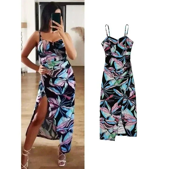 zara corset midi dress Small Zara midi corset dress  Yourdarlingstyle